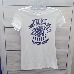 White dixxon T-shirt